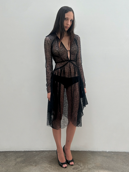 Antonio Berardi Sheer Lace Dress