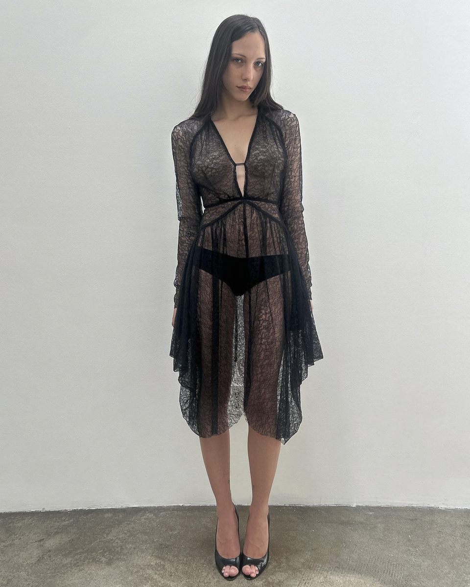 Antonio Berardi Sheer Lace Dress
