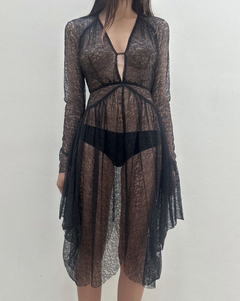 Antonio Berardi Sheer Lace Dress