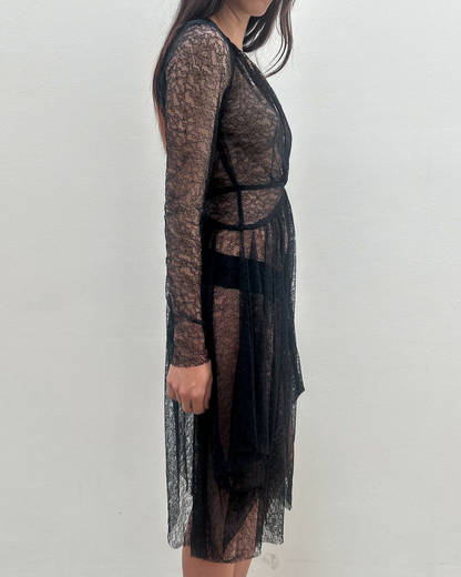 Antonio Berardi Sheer Lace Dress