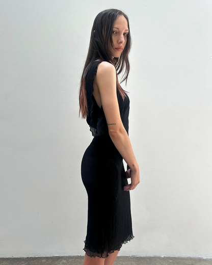 Alessandro Dell'Acqua Sheer Asymmetrical Dress