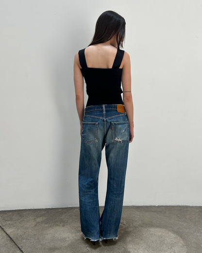 Sugar Cane Distressed Denim
