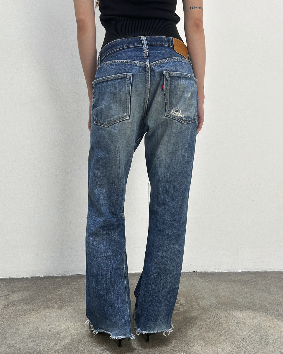 Sugar Cane Distressed Denim