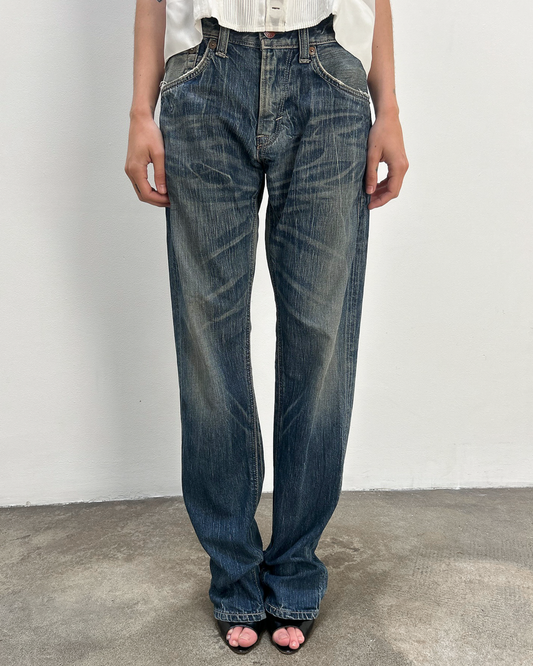 Edwin 503 Bluetrip 30/32 Dark-Wash Denim