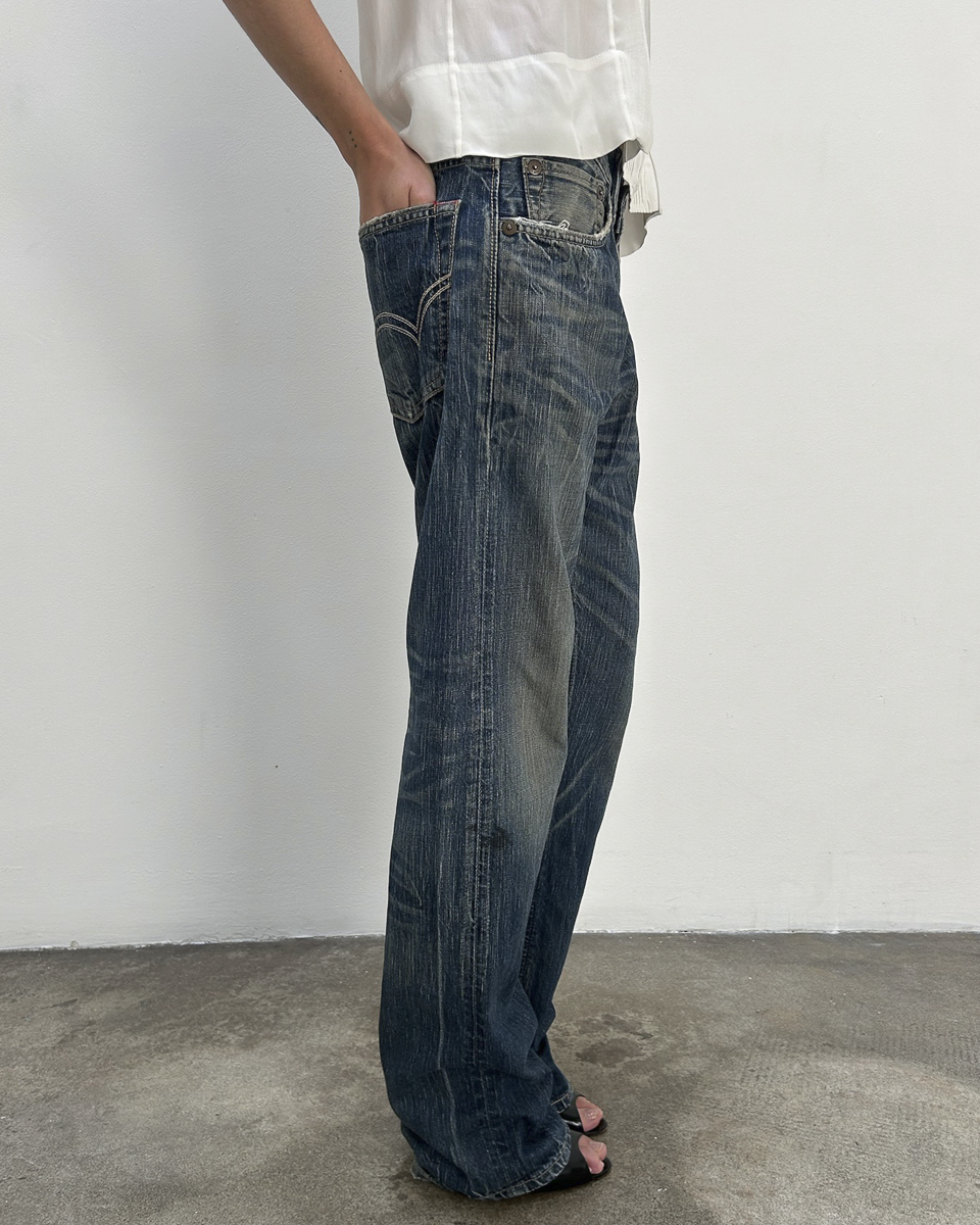 Edwin 503 Bluetrip 30/32 Dark-Wash Denim