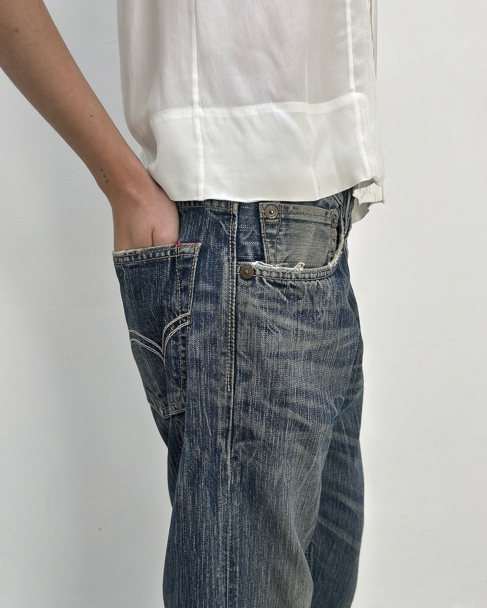 Edwin 503 Bluetrip 30/32 Dark-Wash Denim