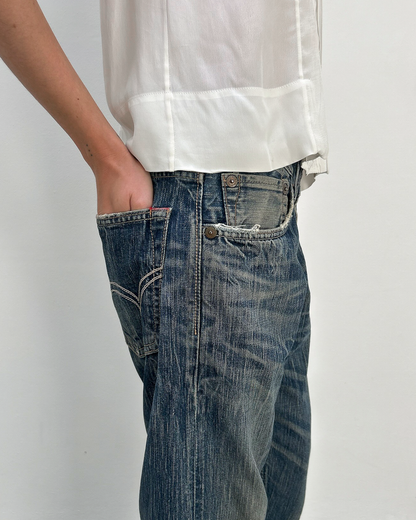 Edwin 503 Bluetrip 30/32 Dark-Wash Denim