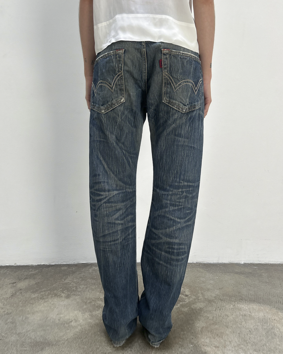 Edwin 503 Bluetrip 30/32 Dark-Wash Denim