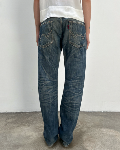 Edwin 503 Bluetrip 30/32 Dark-Wash Denim