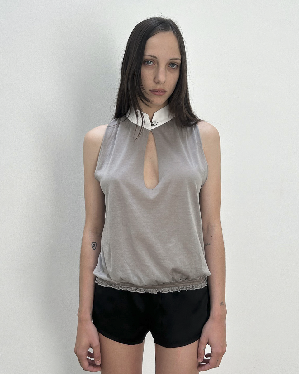 Philosophy di Alberta Ferretti Keyhole Top