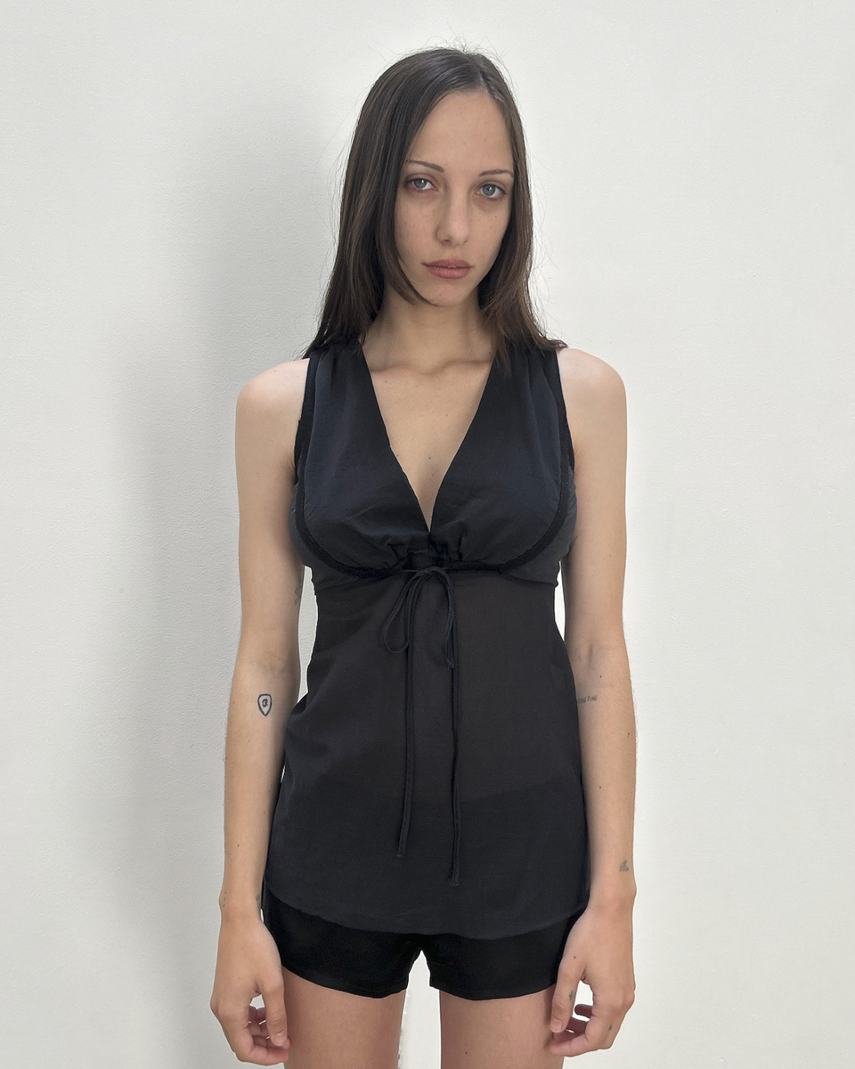 Neil Barrett Empire Waist Top