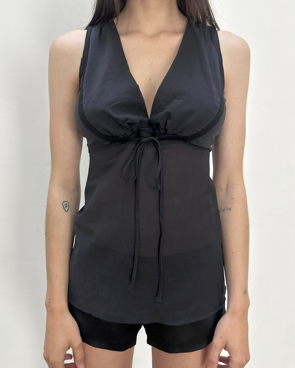 Neil Barrett Empire Waist Top