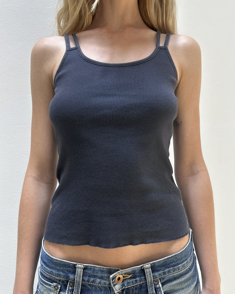 MM6 Maison Margiela SS2006 Ribbed Tank Top