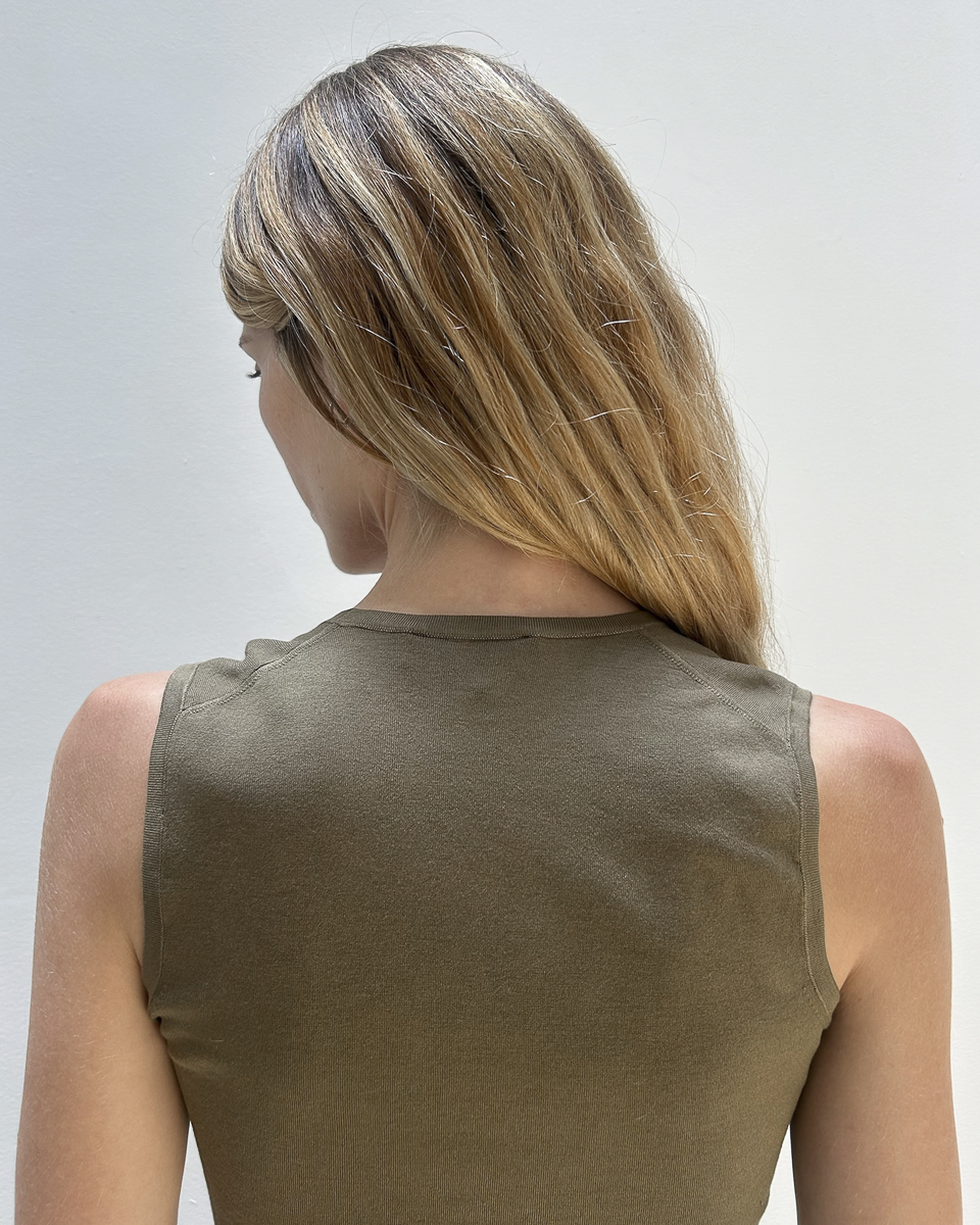 Yves Saint Laurent Scoop Neck Top