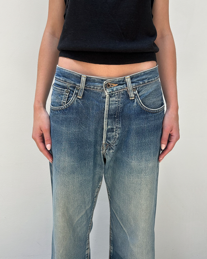 Edwin 505 Selvedge 31/34 Patched Denim