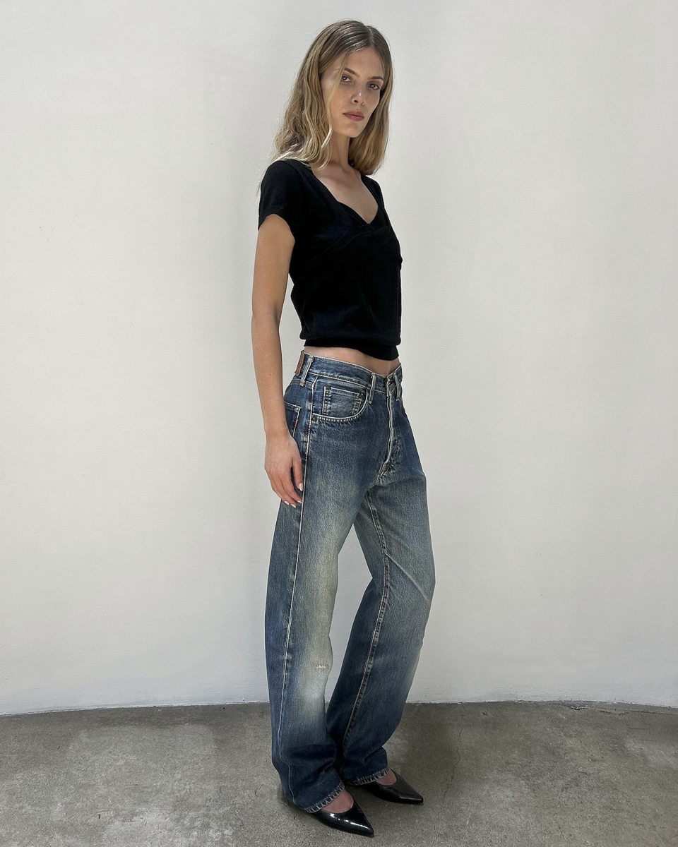Edwin 505 Selvedge 31/34 Patched Denim