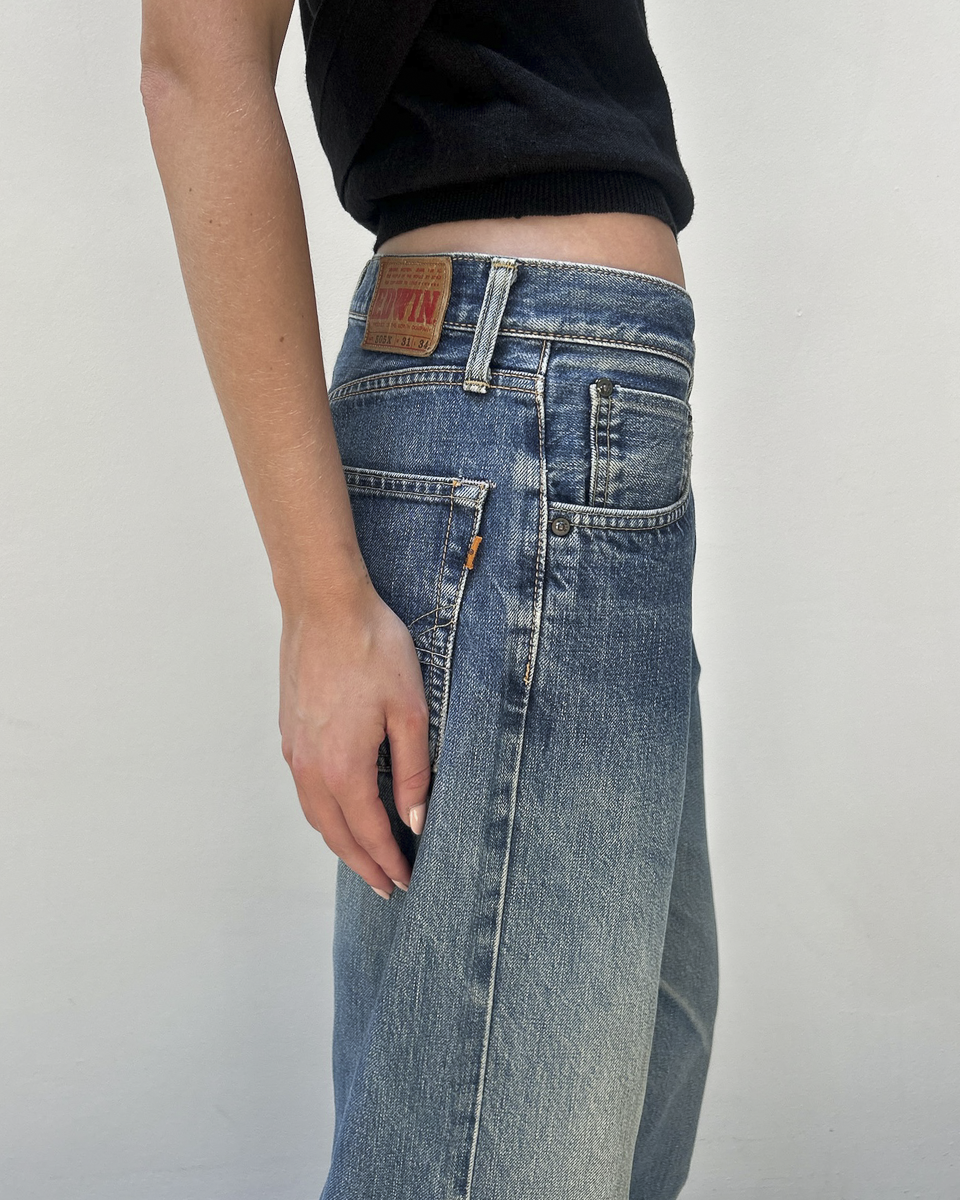 Edwin 505 Selvedge 31/34 Patched Denim