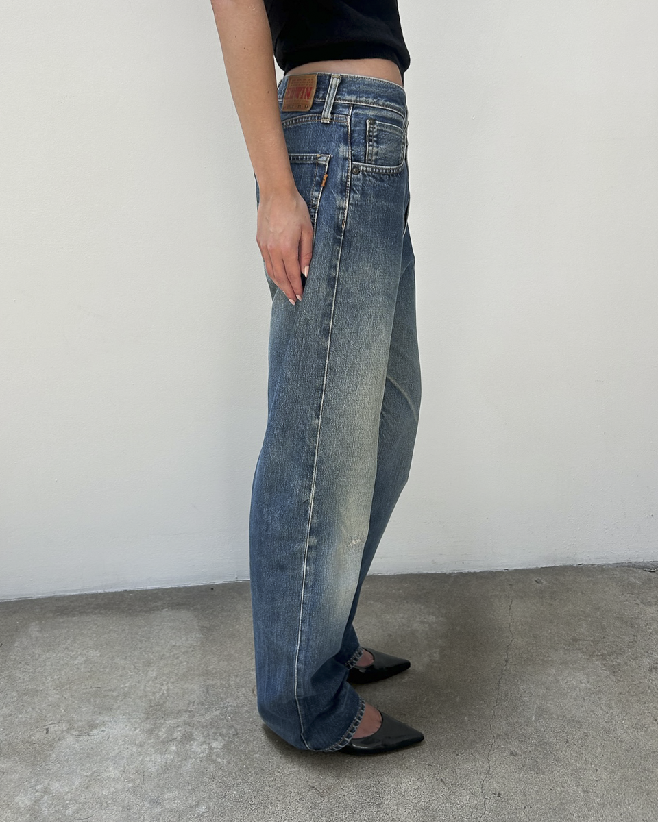 Edwin 505 Selvedge 31/34 Patched Denim