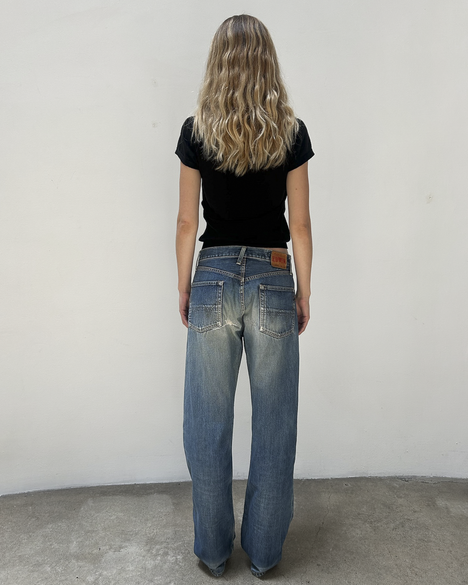 Edwin 505 Selvedge 31/34 Patched Denim