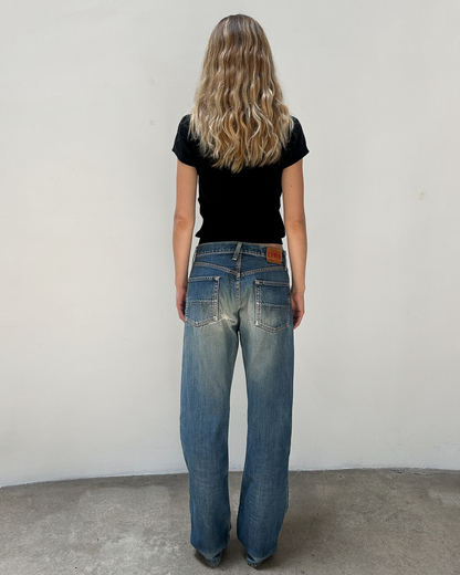 Edwin 505 Selvedge 31/34 Patched Denim