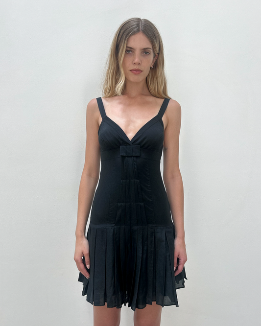 Byblos Pleated Drop-Waist Dress