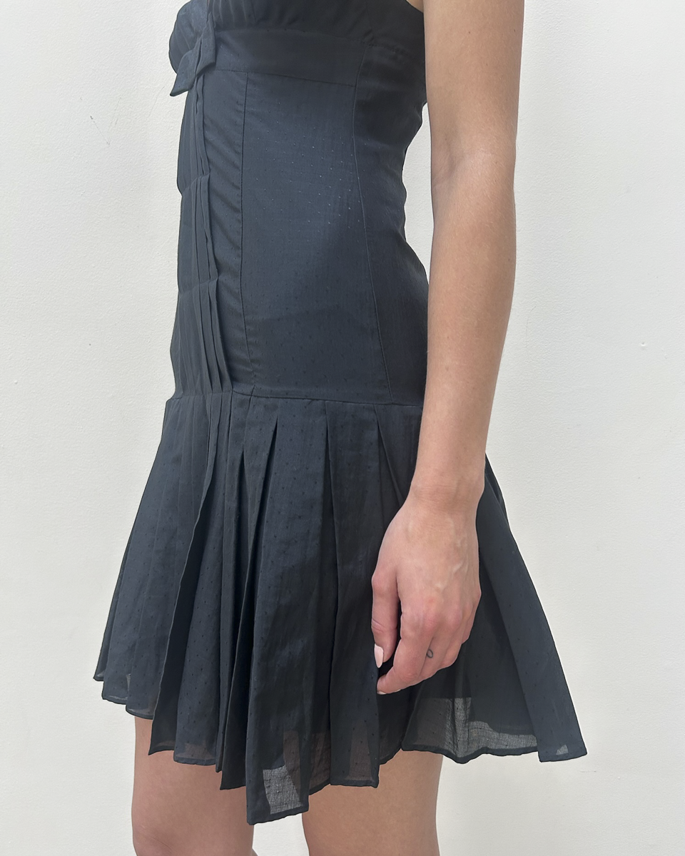 Byblos Pleated Drop-Waist Dress