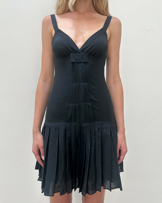 Byblos Pleated Drop-Waist Dress