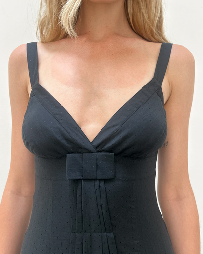 Byblos Pleated Drop-Waist Dress
