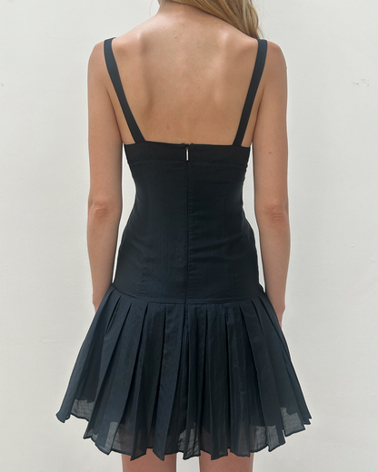 Byblos Pleated Drop-Waist Dress