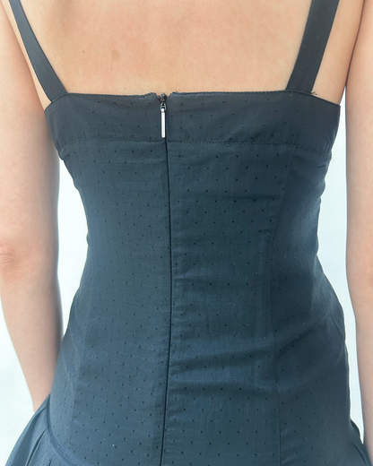Byblos Pleated Drop-Waist Dress