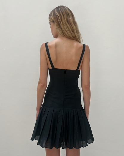 Byblos Pleated Drop-Waist Dress