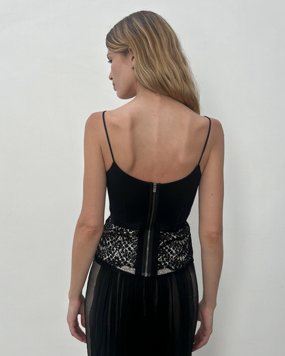 Alessandro Dell'Acqua Lace Top & Skirt Set