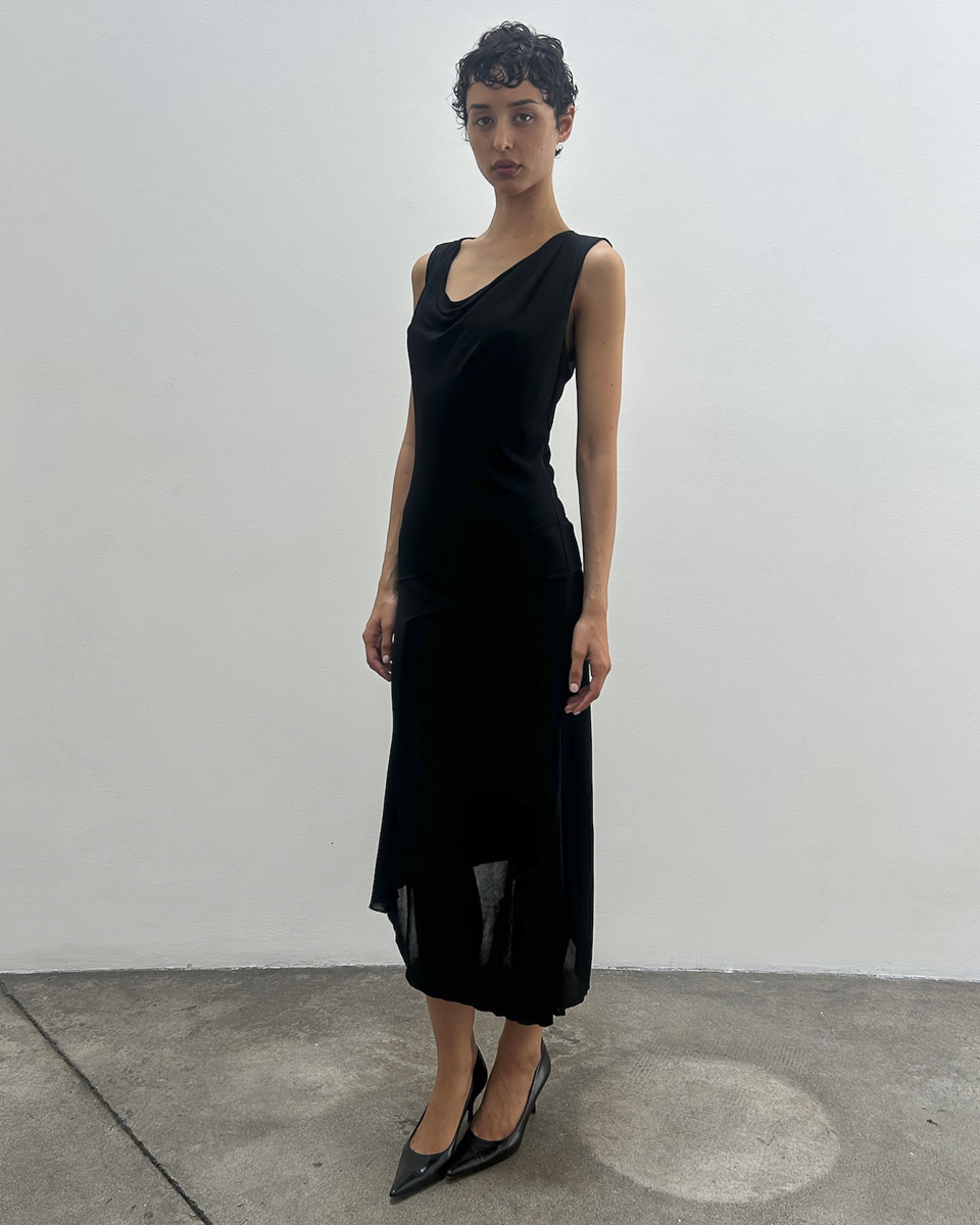 Gucci by Tom Ford Cowl-Neck Dress