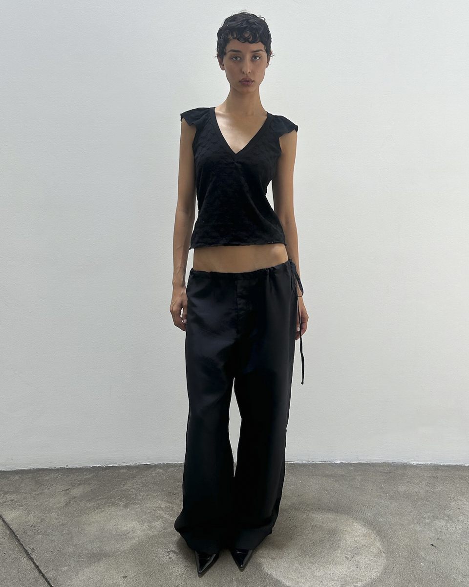 Gucci by Tom Ford SS2001 Silk Drawstring Pants