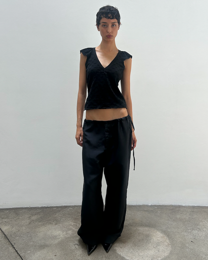 Gucci by Tom Ford SS2001 Silk Drawstring Pants