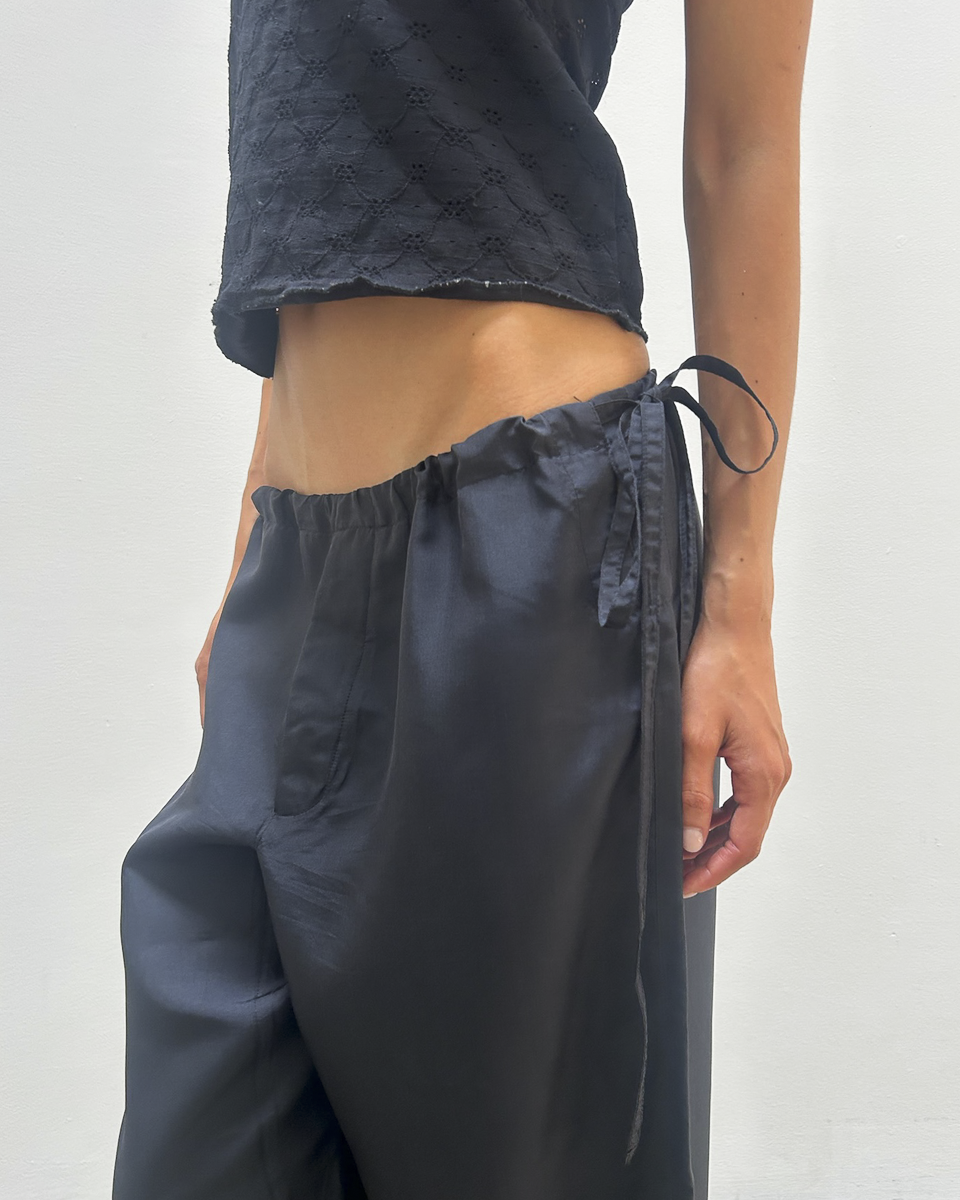 Gucci by Tom Ford SS2001 Silk Drawstring Pants
