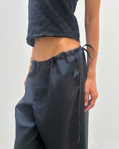 Gucci by Tom Ford SS2001 Silk Drawstring Pants