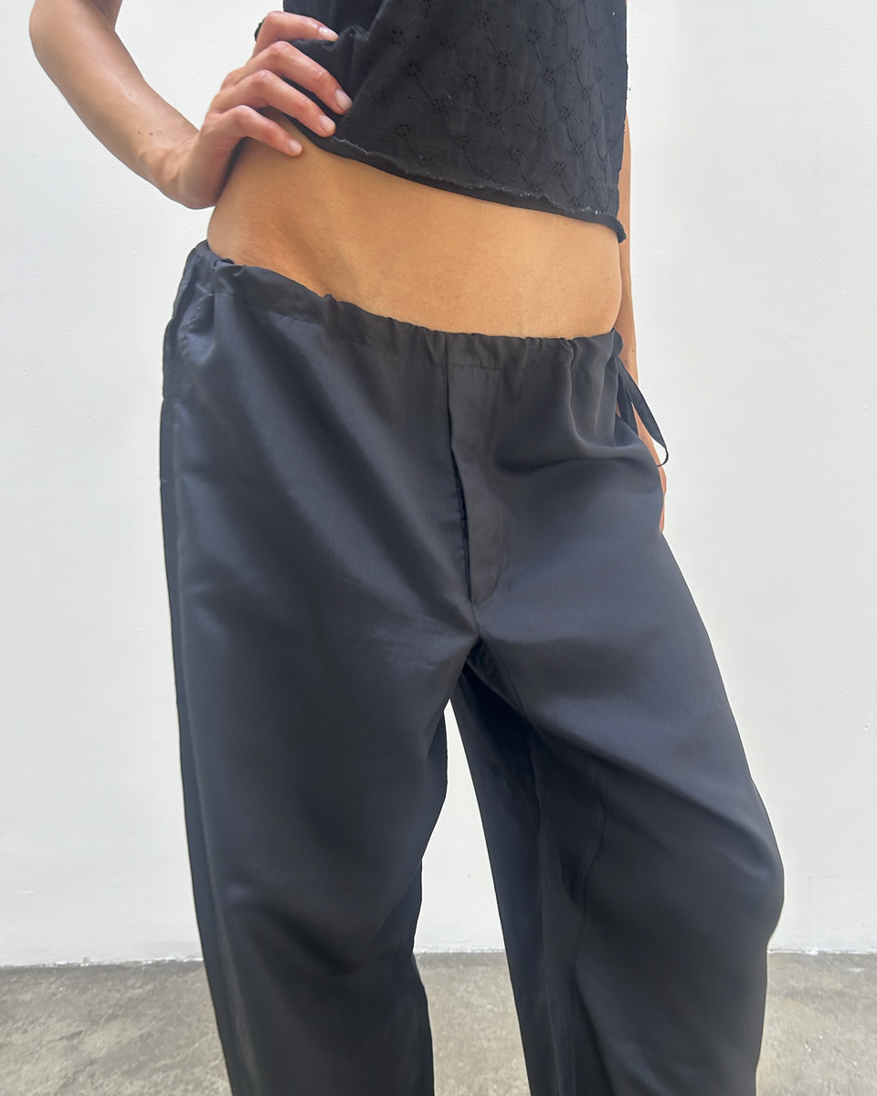 Gucci by Tom Ford SS2001 Silk Drawstring Pants