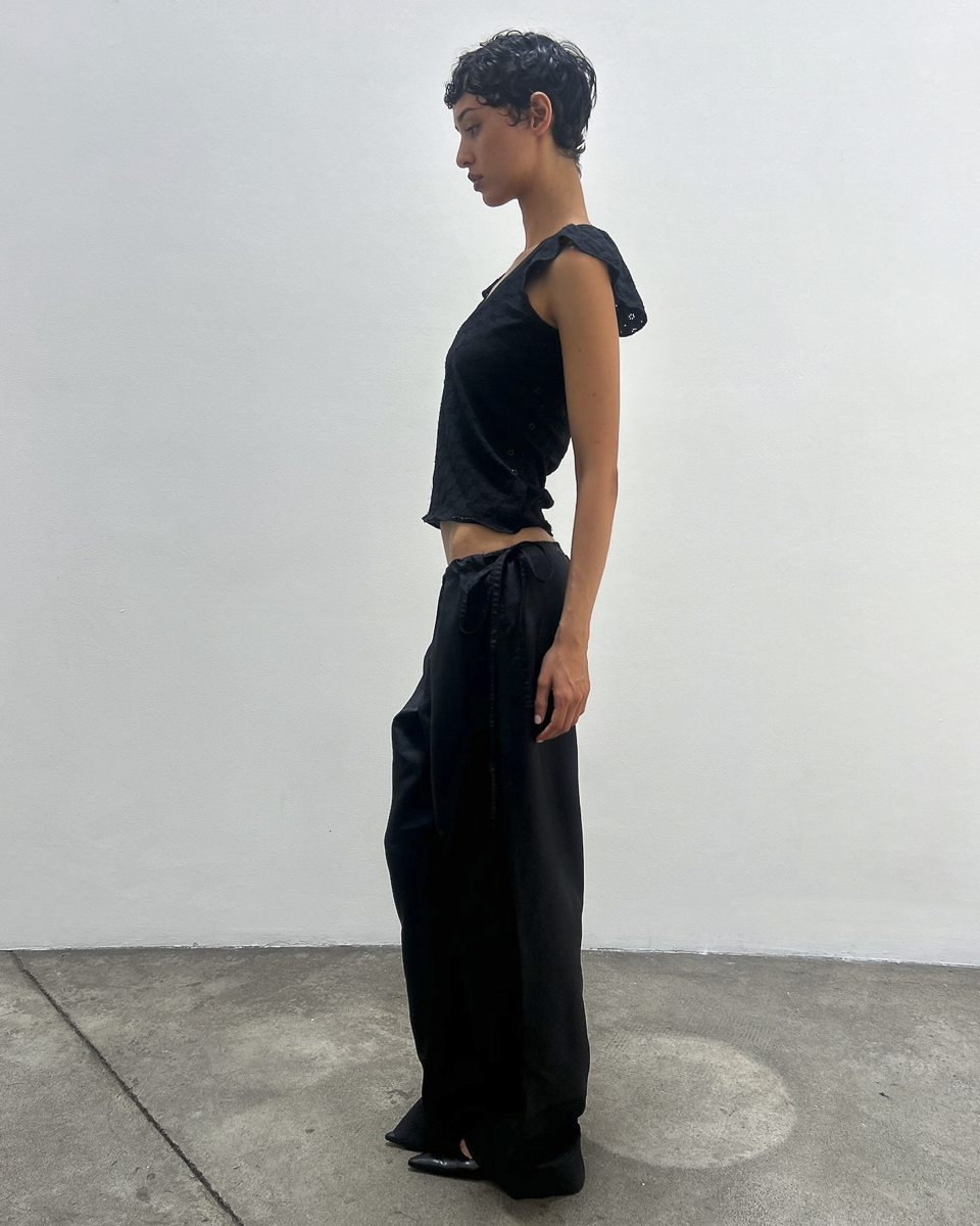 Gucci by Tom Ford SS2001 Silk Drawstring Pants