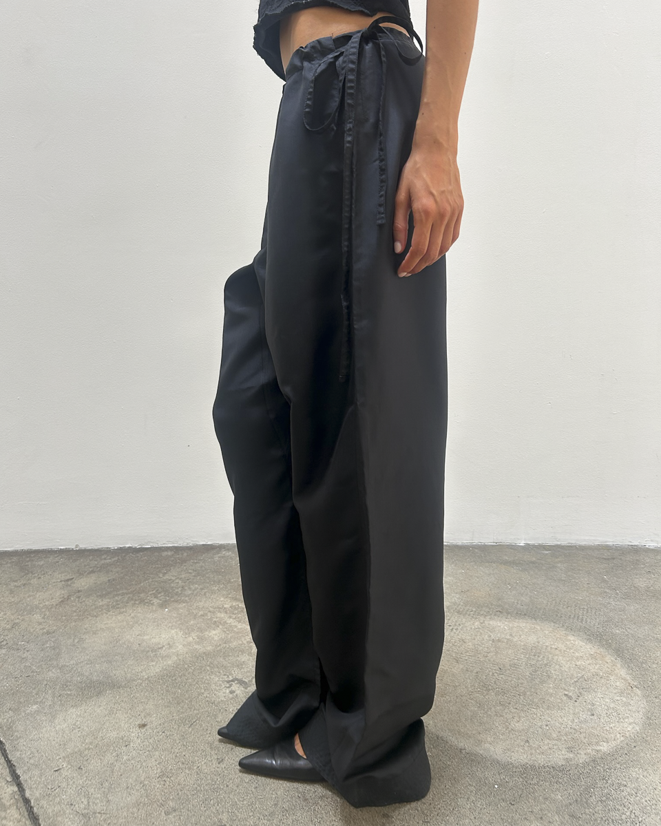 Gucci by Tom Ford SS2001 Silk Drawstring Pants