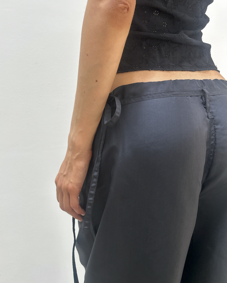 Gucci by Tom Ford SS2001 Silk Drawstring Pants