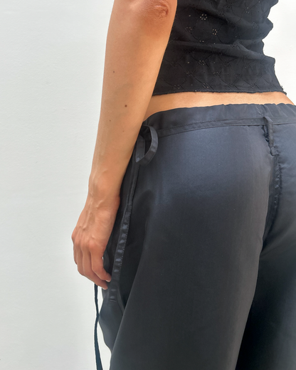 Gucci by Tom Ford SS2001 Silk Drawstring Pants