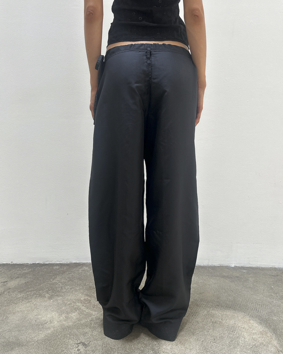 Gucci by Tom Ford SS2001 Silk Drawstring Pants
