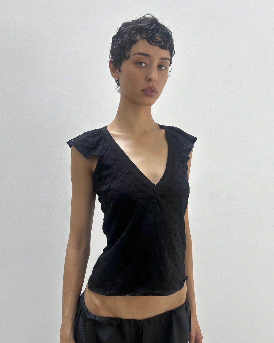 Emporio Armani Pointelle Top