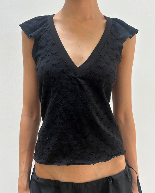 Emporio Armani Pointelle Top