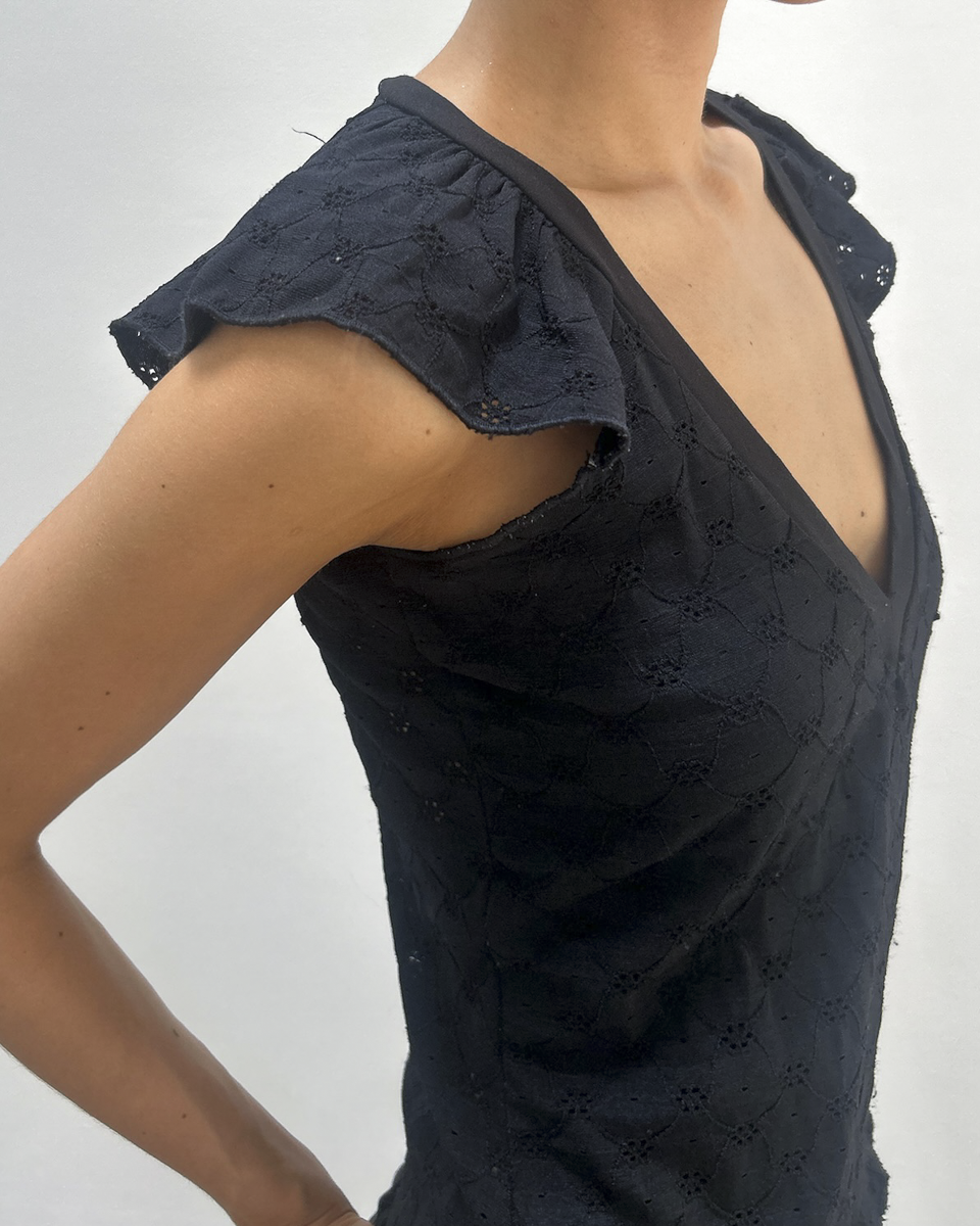 Emporio Armani Pointelle Top