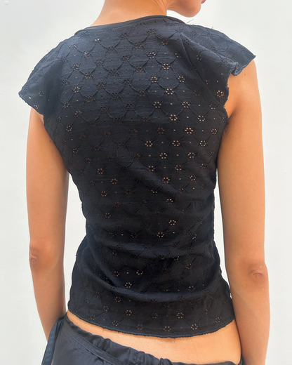 Emporio Armani Pointelle Top