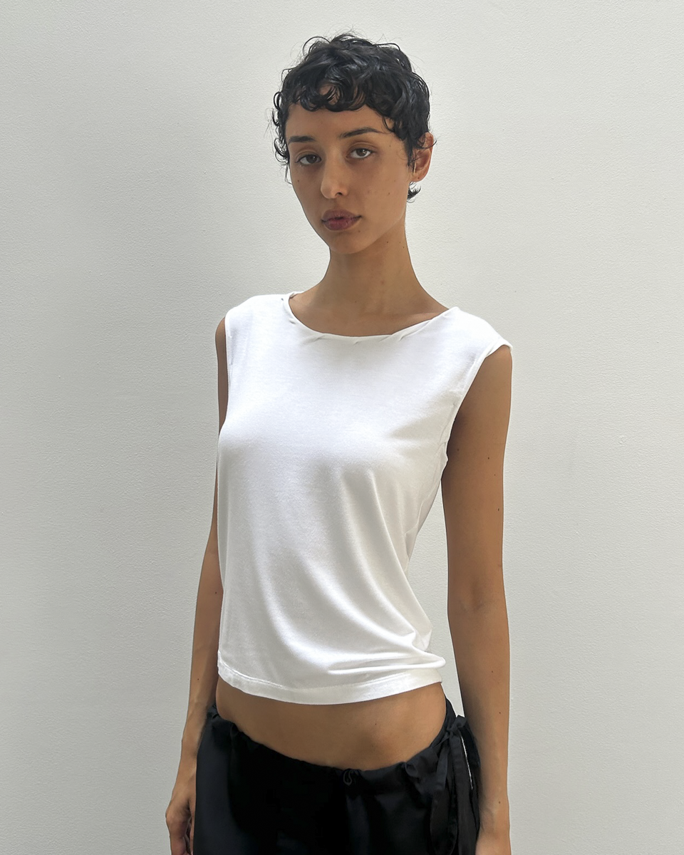 Maison Margiela SS2005 Twisted Trim Top