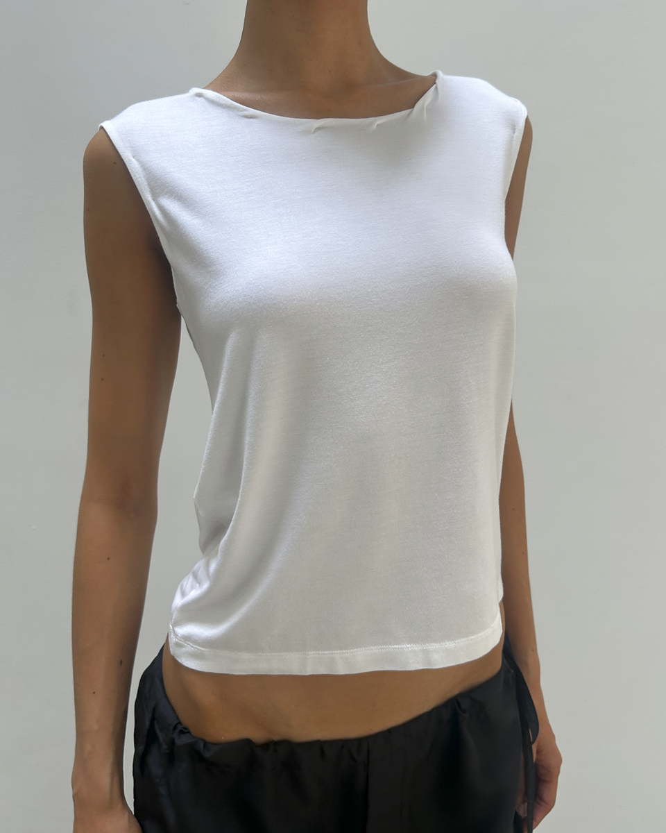 Maison Margiela SS2005 Twisted Trim Top