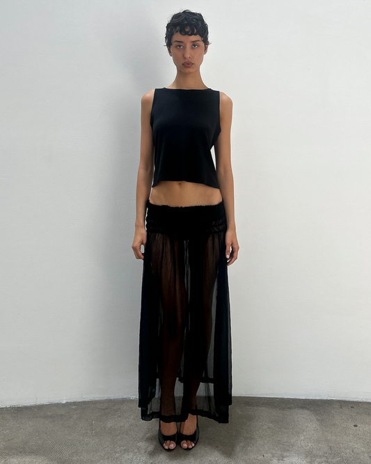 Robe de Chambre Comme des Garçons 1998 Sheer Skirt
